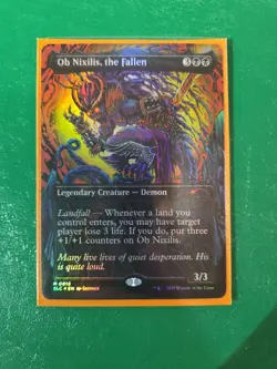 Ob Nixilis, the Fallen - MtG: An Encyclopedia of Magic (FOIL) - Image 1