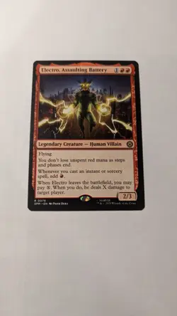 Electro, Assaulting Battery 0076 (R) MTG Marvel's Spider-Man (SPM) - Image 1