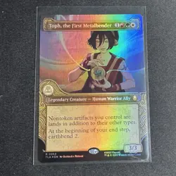 Toph, the First Metalbender (Showcase Foil) Rare MTG Avatar - Image 1