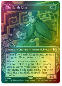 The Earth King - Foil - Showcase Avatar MTG - Image 1
