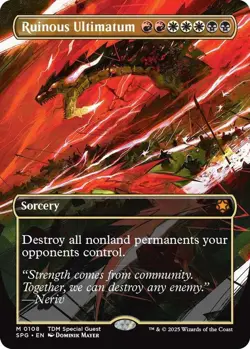 FOIL Ruinous Ultimatum (Borderless) - Special Guests (SPG) - Image 1