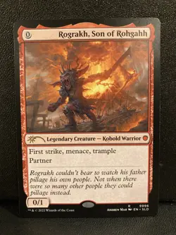 1x MTG Rograkh, Son of Rohgahh - Secret Lair Drop Series (SLD) #9996 - Magic - Image 1