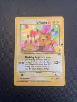 Birthday Pikachu Holo 24 Celebrations Classic Collection Pokemon 2021 NM - Image 1