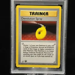 Devolution Spray #72 1st Edition Base Set 1999 Pokemon Game PSA 9 ?? - Image 2