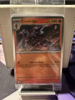 Pokemon - Set of Phantasmal Flames STAFF Prerelease Promos Sealed NM - Image 1