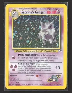 Pokemon 2000 Gym Challenge Sabrina's Gengar #14/132 - Image 1