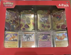 Pokemon TCG: Scarlet & Violet 151 Mini Tins 4 Pack SAMS CLUB SEALED IN HAND NEW - Image 1