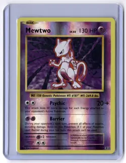 Mewtwo 51/108 Rare Reverse Holo NM Pokemon XY - Evolutions - Image 1