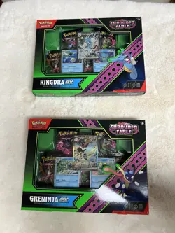 Pokemon TCG Shrouded Fable Sealed Box Set x2 - Kingdra ex & Greninja ex - Image 1
