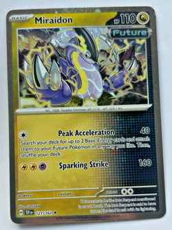 Miraidon 121/162 Sv05: Pokemon Temporal Forces Cosmos Holo - Image 1