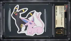 CGC 10 Pristine - Umbreon & Espeon - Pokemon Gourmandise Mobile Sticker 2023 - Image 1