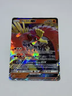 Pokemon TCG Ho-Oh GX Sun & Moon Promos Set SM57 Black Star Promo Holo Mint/NM - Image 1