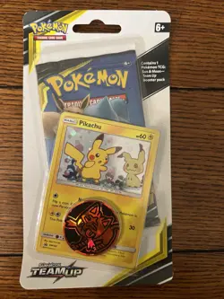 Pokemon TCG Tag Team Blister Set - Pikachu & Mimikyu SEALED - Image 3