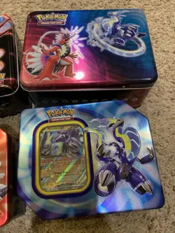 Empty POKEMON S&V CHARIZARD Miraidon Koraidon COLLECTORS TIN LUNCH BOX - Image 3