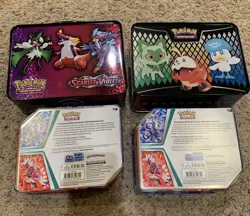 Empty POKEMON S&V CHARIZARD Miraidon Koraidon COLLECTORS TIN LUNCH BOX - Image 4