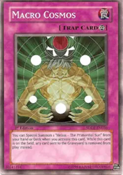 Yugioh! LP Macro Cosmos - SDDE-EN036 - Common - 1st Edition Lightly Played, Engl - Image 1