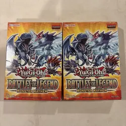 (2) Yugioh TCG: Battles Of Legend: Monster Mayhem Tuck Box 1st Edition / Sealed - Image 1
