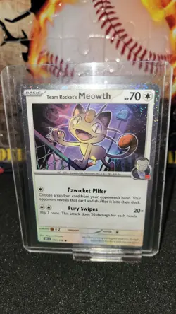 Team Rocket's Meowth (Cosmos Holo) 149/182 Miscellaneous Cards & Products Holo - Image 1