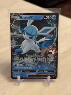 Glaceon V Prize Pack Series 1 Promo Pokemon Card - Ships Fast - Image 1