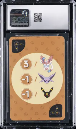 2019 POKEMON PLAYING CARDS KOREAN POINT SALAD -EEVEE EDITION UMBREON CGC 10 - Image 2