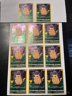 2021 Pokemon Celebrations Pikachu 005/025 Card Lot 11 Cards - Great Condition - Image 2