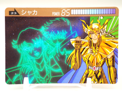 Virgo Shaka Saint Seiya Trading cards 23 Vintage Bandai Japanese C350 - Image 1