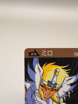 Scorpio Milo Saint Seiya Trading cards 25 Vintage Bandai Japanese C362 - Image 3