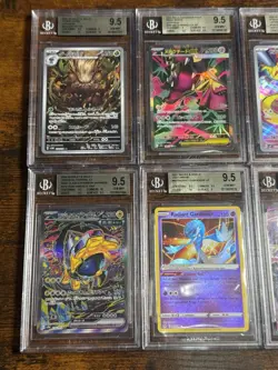 All Beckett Alt Art SAR/ Full Art English & Jpn 10x Pokemon Graded Card Lot #7 - Image 2