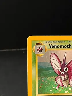 Venomoth No Set Symbol ERROR - 13/64 Holo Unlimited Jungle Pokemon Card LP - Image 4