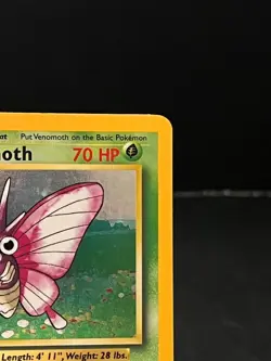 Venomoth No Set Symbol ERROR - 13/64 Holo Unlimited Jungle Pokemon Card LP - Image 5