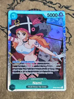 One Piece Card Game Nami OP02-036 Super Rare NM English - Image 1