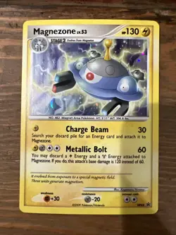 Pokemon Magnezone Holo, DP44 Diamond & Pearl Black Star Promo Card 2009. NM - Image 2