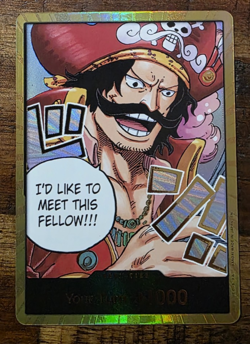 One Piece Gol.D.Roger GOLD DON!! Card (OP-13) English - Image 1