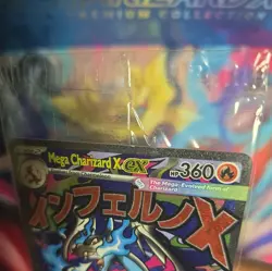 Mega Charizard X ex 023 Me: Phantasmal Flames Sealed Promo - BOTH CARDS - Image 2