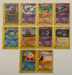 Vintage Pokemon Card Lot - Skyridge E-Reader WOTC Non-Holos (Lot 1 of 5) - Image 1