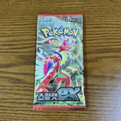 Pokemon Card Scarlet ex & Violet ex 1+1 NEW Korean Base Set Booster Packs - Image 2