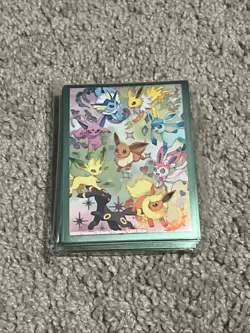 Eevee Card Sleeves 65ct From Pokemon Prismatic Evolutions SPC - Image 1