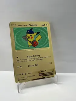 Special Delivery Pikachu HP60 Metal Pokemon Card-Collectible Gift Display - Image 1