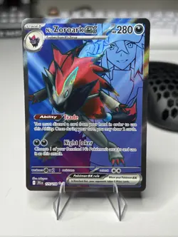 Pokemon TCG N's Zoroark EX Holo Ultra Rare Card 175/159 Sv09: Journey Together - Image 1