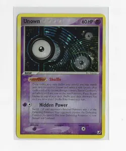 2005 Unown I 1/28 EX Unseen Forces Holo Rare English MP Pokemon TCG Card NM - Image 1