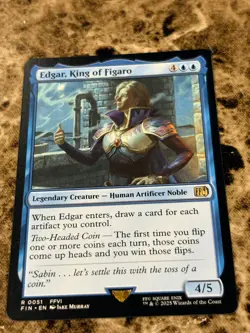 EDGAR, KING OF FIGARO Magic the Gathering MTG Final Fantasy - Image 1