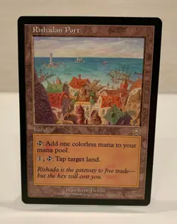 MTG Magic the Gathering - Mercadian Masques - Rishadan Port - VG - Image 1