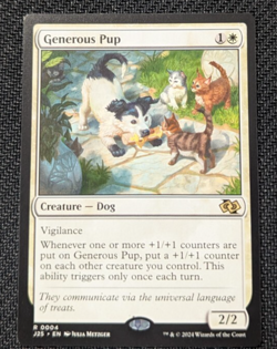 MTG Foundations Jumpstart Generous Pup NM/M Pack Fresh EDH All-Star - Image 1