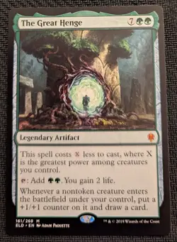 MTG The Great Henge Throne of Eldraine MYTHIC NM nonfoil EDH Staple - Image 1