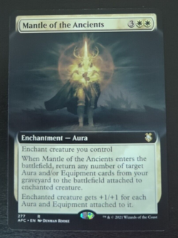 MTG Mantle of the Ancients Commander: AFR 289 Extended Art M/NM Pack Fresh - Image 1