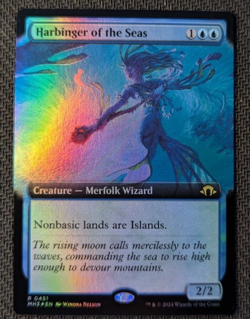 MTG Modern Horizons 3 Harbinger of the Seas Extended Art FOIL NM Unplayed - Image 1