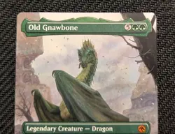 MTG Adventures in the Forgotten Realms OId Gnawbone BORDERLESS MYTHIC NM/M - Image 3