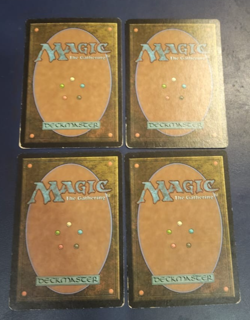 MTG MERCADIAN MASQUES Forest FOIL SIGNED x4 Price for x4 - Image 2