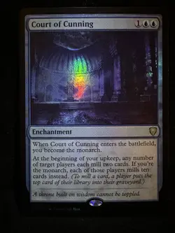 Court Of Cunning- MTG Commander Legends R 063 Foil NM - Image 1