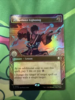 Redirect Lightning - Borderless FOIL - Avatar - MTG - NM - Image 1